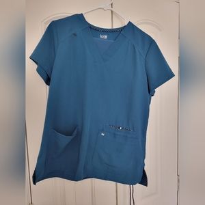 KOI Women's Blue Scrub set